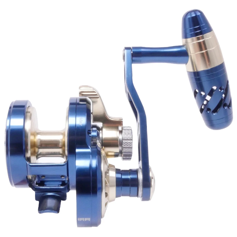 2024 New Arrival CNC Metal Slow JIgging Reel NT100/NT200 Lever Drag Power 25kgs Saltwater Overhead Ocean Boat Fishing Reel