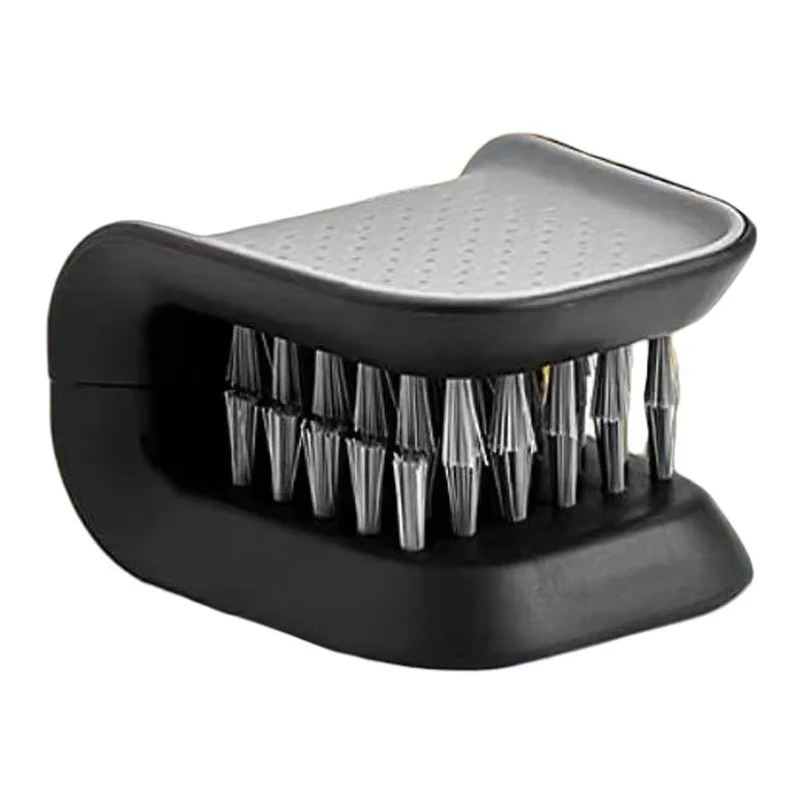 U-shaped Double-sided Brush Car Seat Belt Cleaning Tool Folding Hard Bristle Hand Brush Kitchen Cleaning Car Cleaning Tool