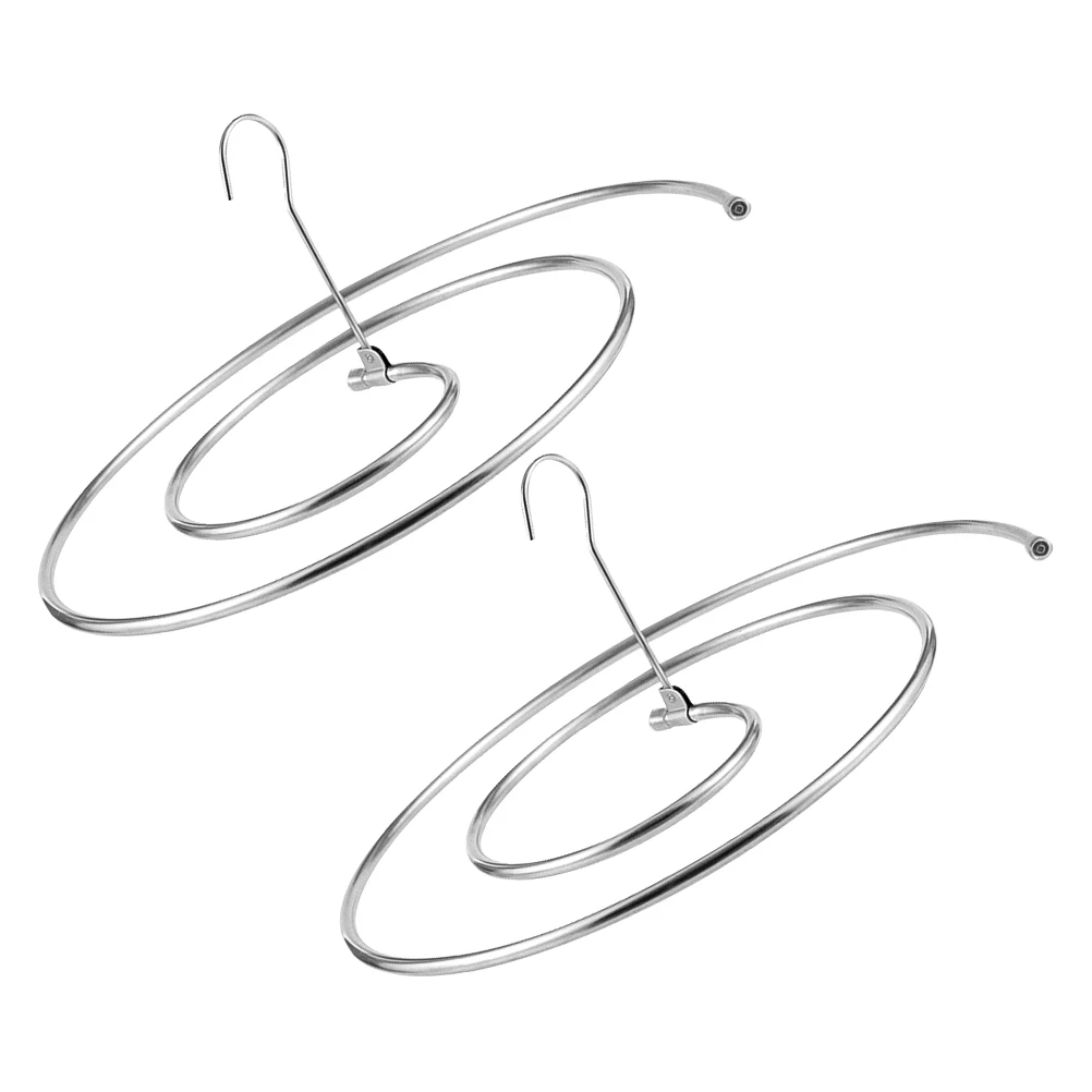 

2pcs Quilt Hangers 10mm Stainless Steel 40cm Diameter Safe Reusable Bed Sheet Blanket Towel Drying Rack
