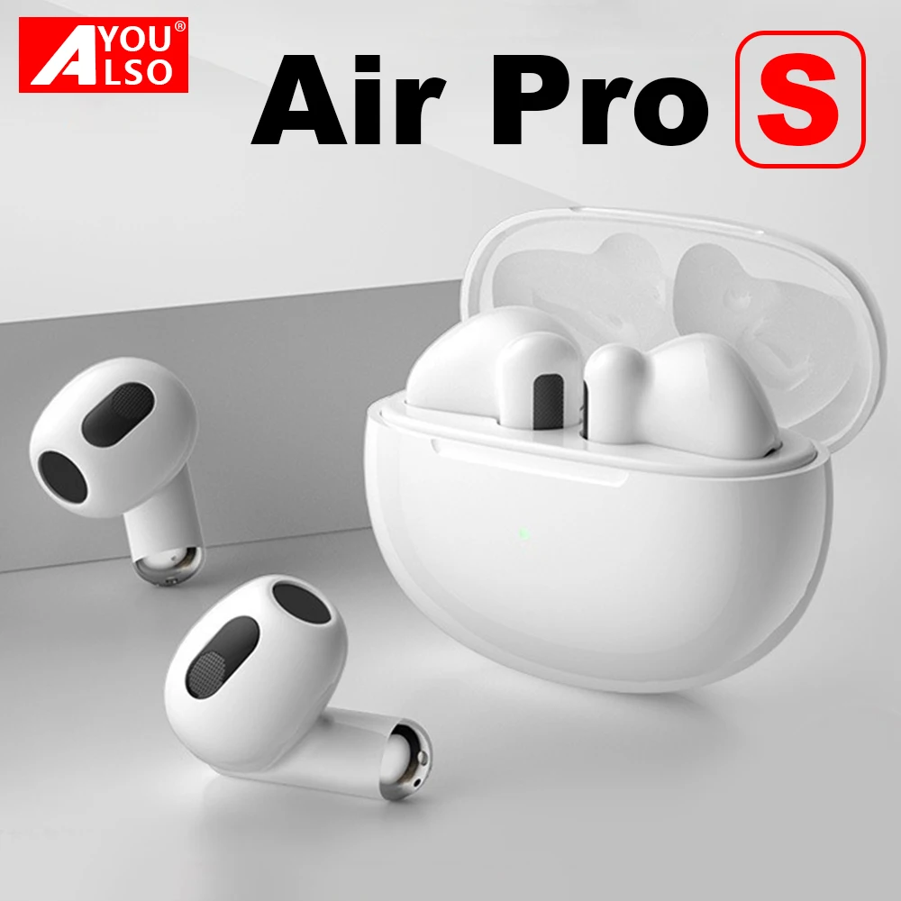

Air Pro S Беспроводные Bluetooth 5,3 гарнитуры Спортивные наушники Спортивные наушники на открытом воздухе Музыкальные наушники с сенсорным управлением для всех телефонов