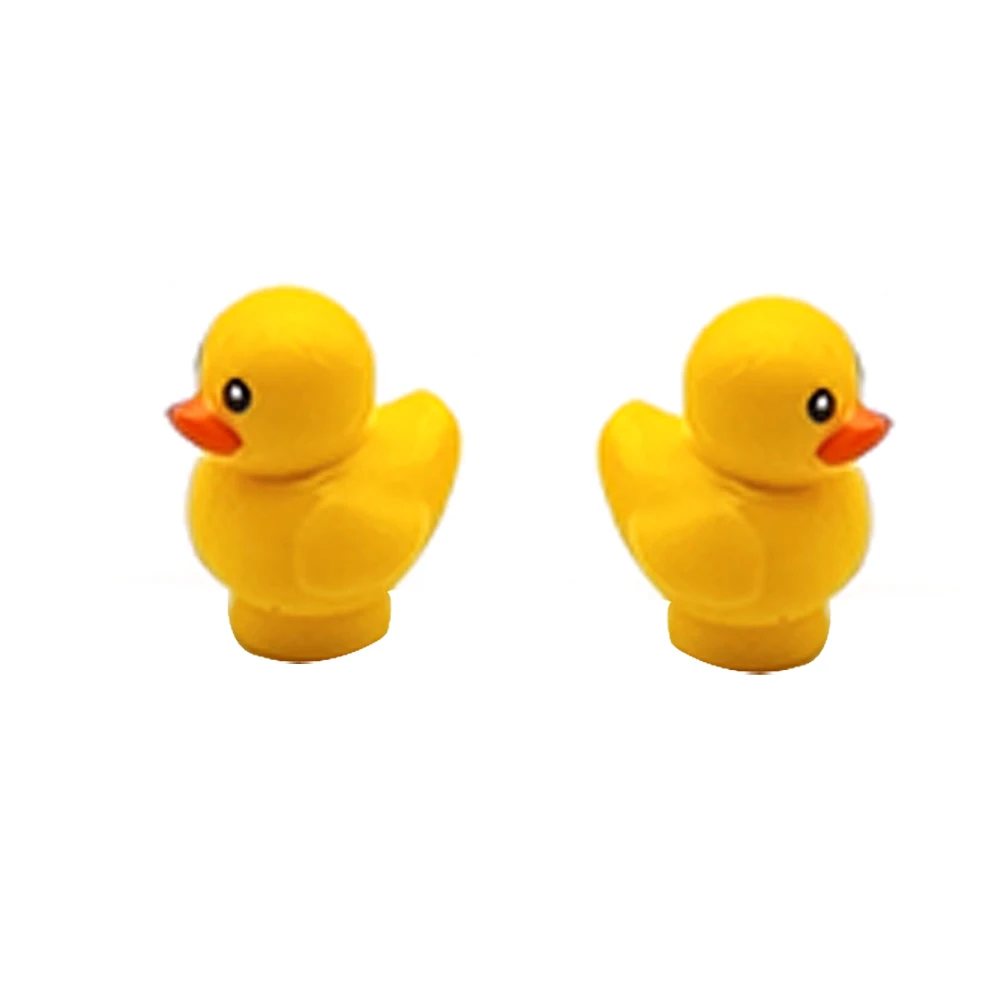 5pcs Animal MOC Yellow duck building block model Zoo ornament Cute Scene collocation DIY Children Educational toy gift