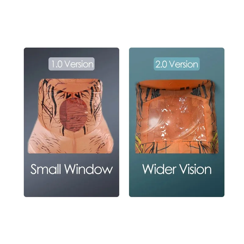 Sky02 REX Maskottchen Aufblasbares Kostüm Anime Cosplay Dinosaurier Erwachsene Männer Frauen Kinder Dino Cartoon88Ji