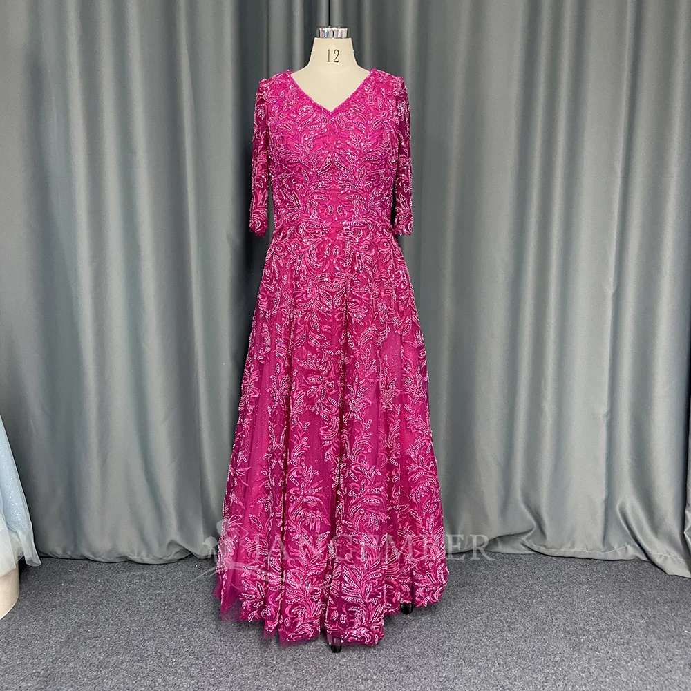 

Элегантное розовое платье принцессы на заказ Quinceanera с кристаллами, три четверти, Vestidos 15 лет, платье для вечеринки в честь 16-го дня рождения на заказ