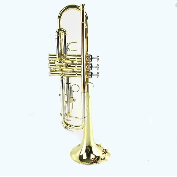 Trumpet Standard Set Bb Trumpet Yellow Brass With Hard Case For Beginner Or Advanced Student Trumpet