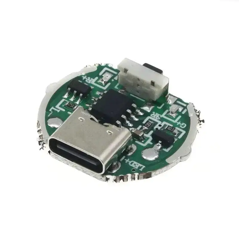 

DC 3.2-4.2V Two-speed Drive Board Flashlight Drive Accessories Circuit Board Switch Charging Integrated Board