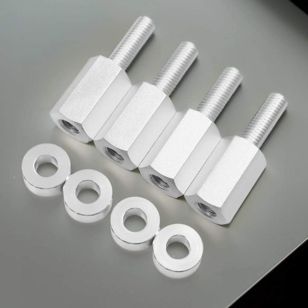 4 قطعة سبائك الألومنيوم جبل بين قوسين مع 4 الفواصل مقعد ارتفاع الضابط ATV مقعد الناهض رفع جبل أطقم صالح ل Can-Am Maverick X3