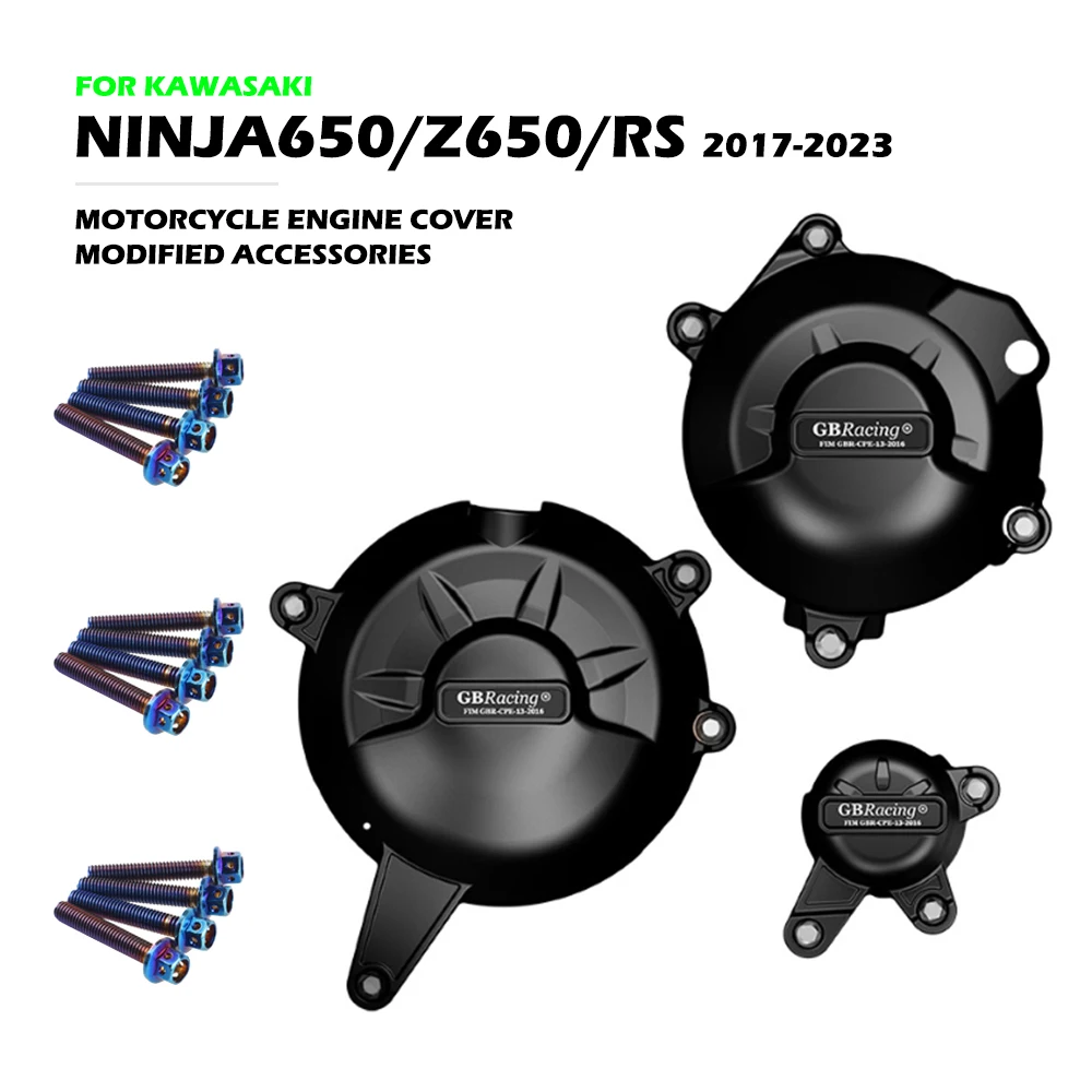 

GB Racing NINJA650 Z650 RS Motorcycles Engine cover Protection case For KAWASAKI NINJA Z 650 RS 2017-2023 Modified Accessories