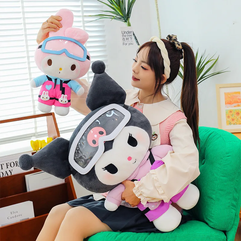 サンリオ カワイイ クロミ ぬいぐるみ メロディ ぬいぐるみ 子供用 誕生日 クリスマス プレゼント 可愛い 抱き枕 女の子 親友 寝る時用