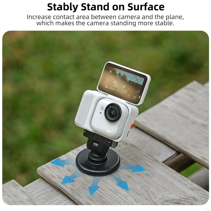 

Магнитное быстросъемное крепление для камер GO с винтовым отверстием 1/4 дюйма и регулировкой наклона под углом 180 896C