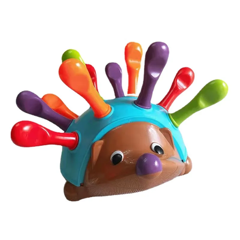 

Hedgehog Montessori Toys Baby Concentration Training Early Education Toys Fine Motor and Sensory Toys Spelling Little Hedgehog