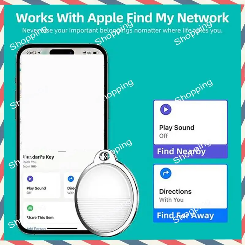 

Умный Bluetooth GPS-трекер M20K для детей, домашних животных, ключей, устройство против потери, совместимое с приложением Find My, локатором тегов A
