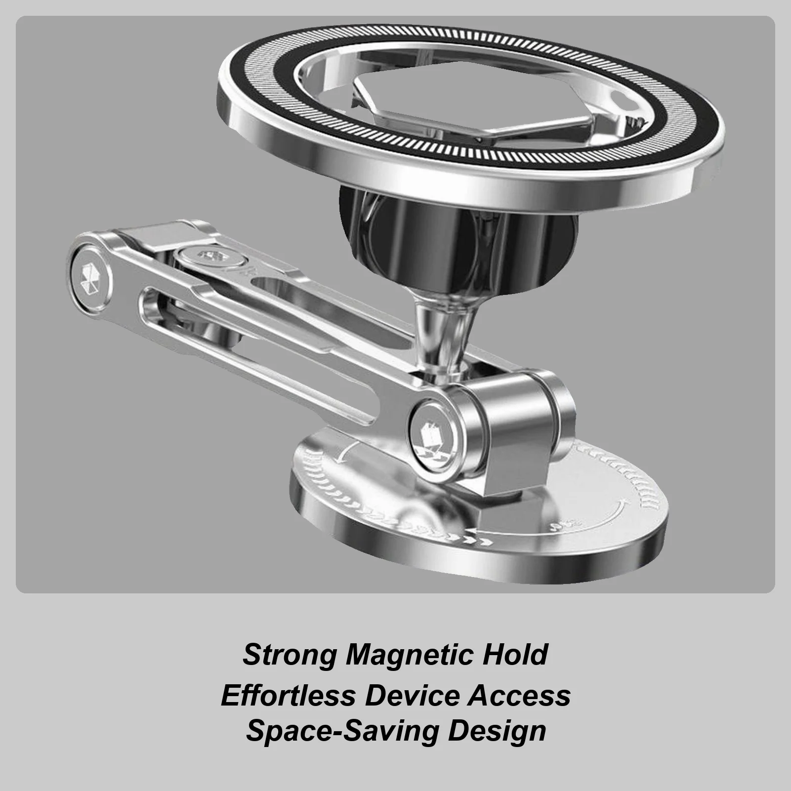 

Магнит для телефона автомобиля, вращающийся на 360 градусов, складное магнитное крепление для телефона, автомобильные аксессуары для приборной панели, лобовое стекло, грузовик, седан, внедорожник