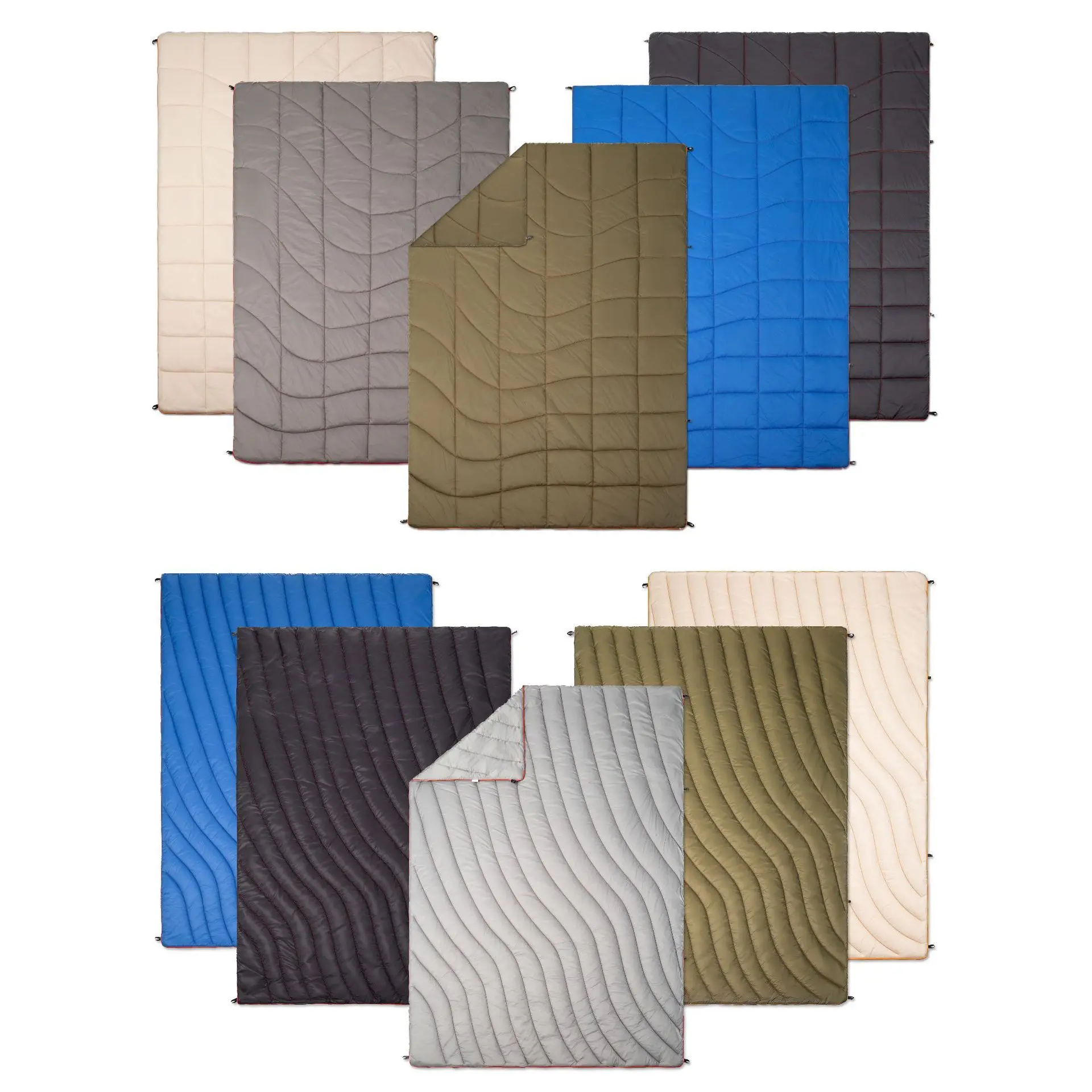 

Portable Outdoor Thermal Waterproof Quilted Camping Blanket Travel-friendly Puffy Blanket for Cross-Border Adventures