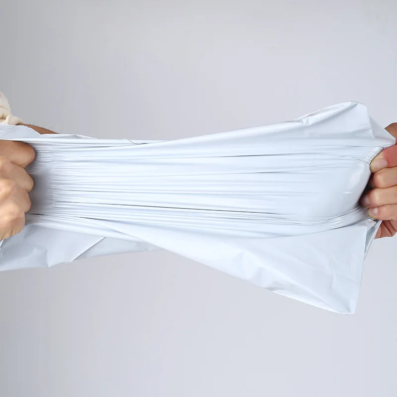 100 Pcs White Courier Mailer Bag Packaging Poly Package Plastic Self-Adhesive Mailing Express Bag Envelope Postal Pouch Mailing