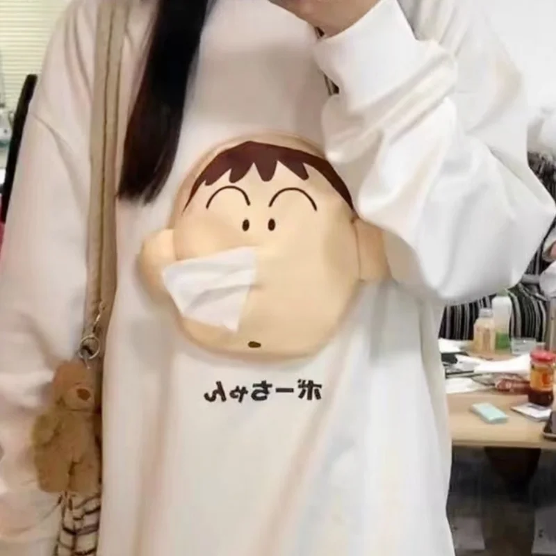 Creative Crayon Shin Chan Boochan 3d Tissue Shirt Sleeve Fun Fashion Trends Portable Tissue Paper Cute Christmas Gifts