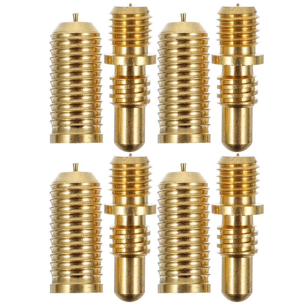 

4 Sets Extender Billiard Cue Screws Sticks Pool Connecting Hardware Copper Connection