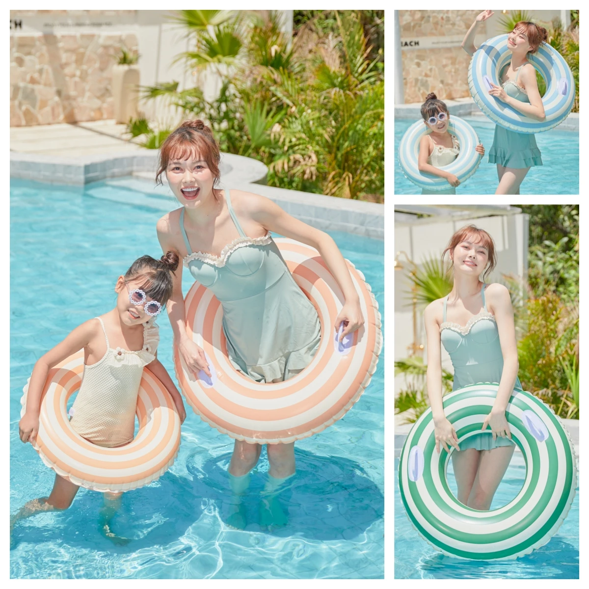 

Vintage Lollipop Swim Ring Tube Inflatable Toy Swimming Circle For Child Adult Float Swimming Ring Swim Pool Water party Toy