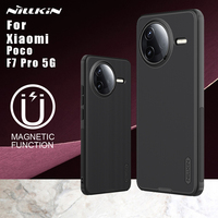 For Xiaomi Poco F7 Pro 5G Case Magnetic Magsafe Nillkin Frosted Shield TPU Soft Edge Frame Hard PC Back Cover Protection