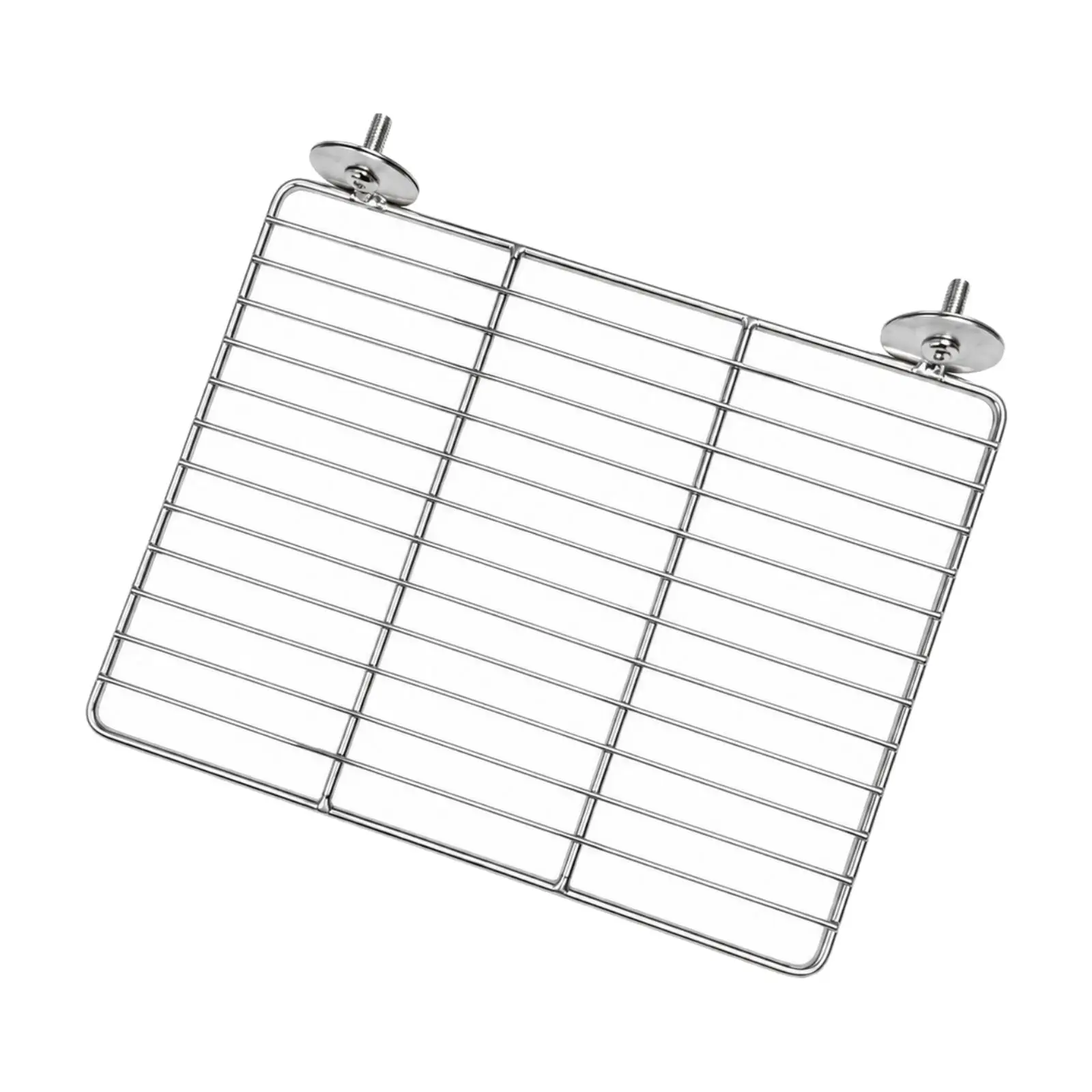 Parrot Resting Platform Stainless Steel Bird Perch Stand for Small Medium Parrots Cage Accessory