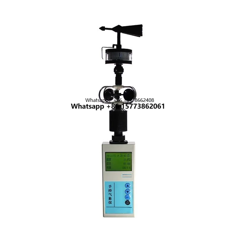 

Small Handheld Portable Weather Station Indoor and Outdoor Industry Farm Movable Weather Meteorograph