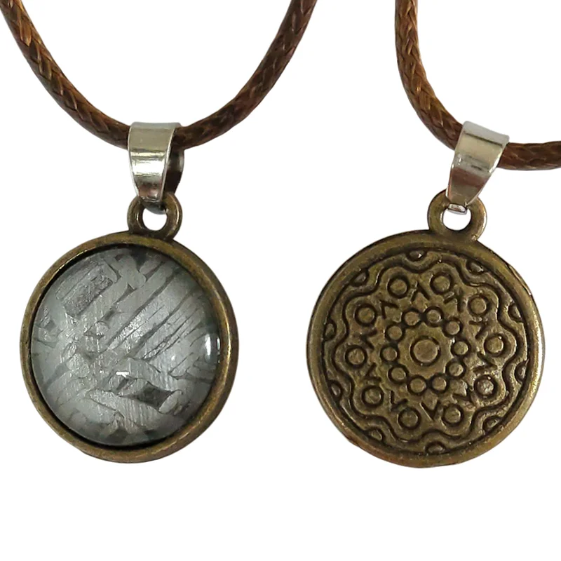 

Sky Iron Meteorite Necklace Men's Ladies Meteorite Jewelry Muonionalusta Iron Meteorite Mosaic Pendant Meteorite Pendant