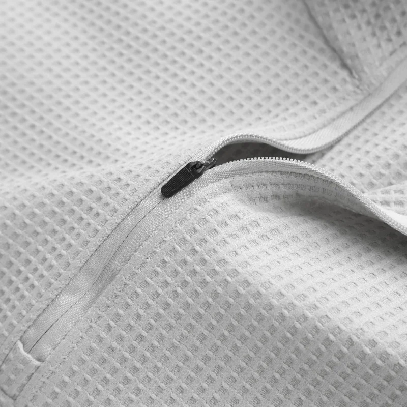 Herren Langarm-T-Shirt mit halbem Reißverschluss, atmungsaktiv, schnelltrocknend, knitterfrei, strapazierfähig, mit dekorativer Tasche, Herbstmode, neue Herrenbekleidung – Detail 3