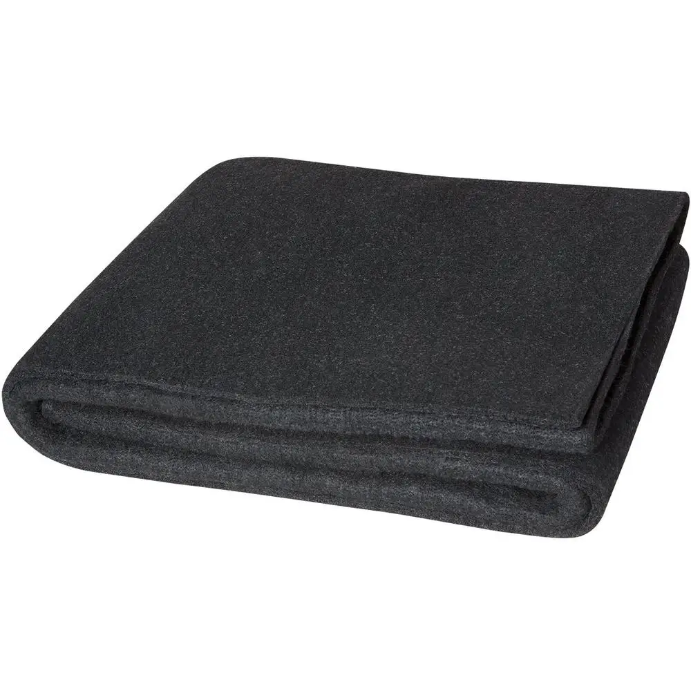 Heat Resistant Black Carbonized Fiber Welding Blanket 6' x 8' Lightweight and Flexible Blanket Sparks and Slag Protection