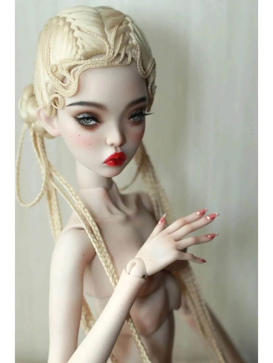 ตุ๊กตา BJD SD ขนาด 1/4 รุ่น Popovy Girl สูง 39 ซม. ของขวัญวันเกิดสำหรับพี่น้อง ตุ๊กตาขยับข้อต่อได้ ของเล่นตุ๊กตาแบบเปลือย จัดส่งฟรี