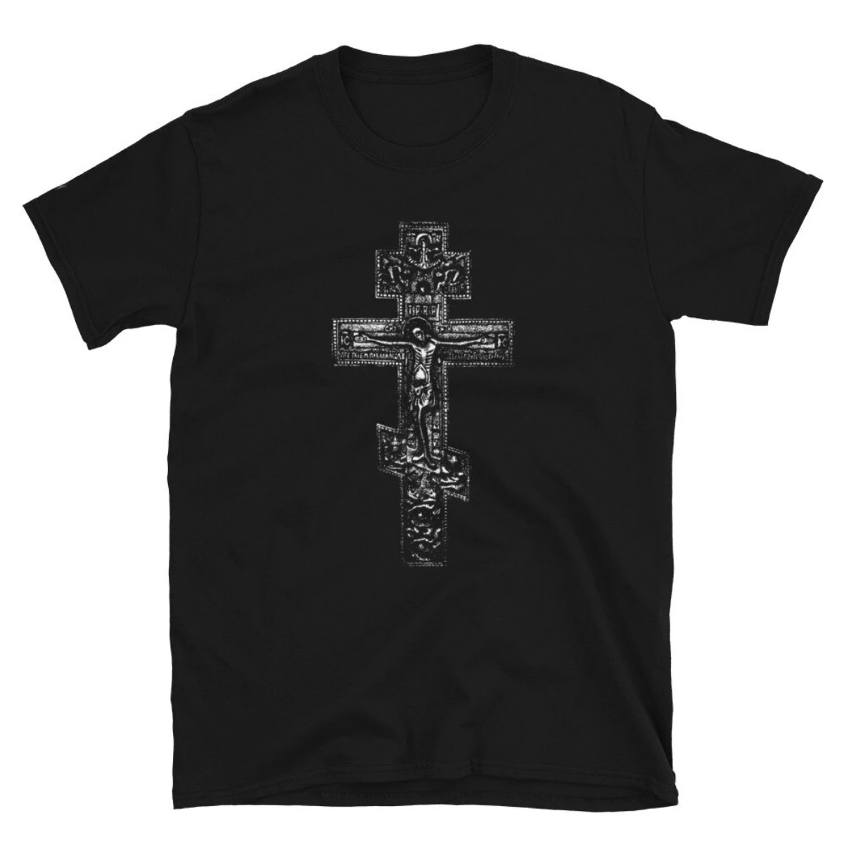 Eastern Orthodox Crucifix T-Shirt 100% Cotton O-Neck Short Sleeve Summer Casual Mens T-shirt Size S-3XL