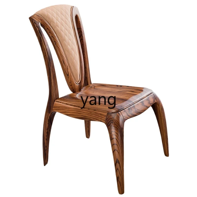 

LXL Zebra Ugyen Wood Table Chair Combination Modern New Chinese Household Furniture