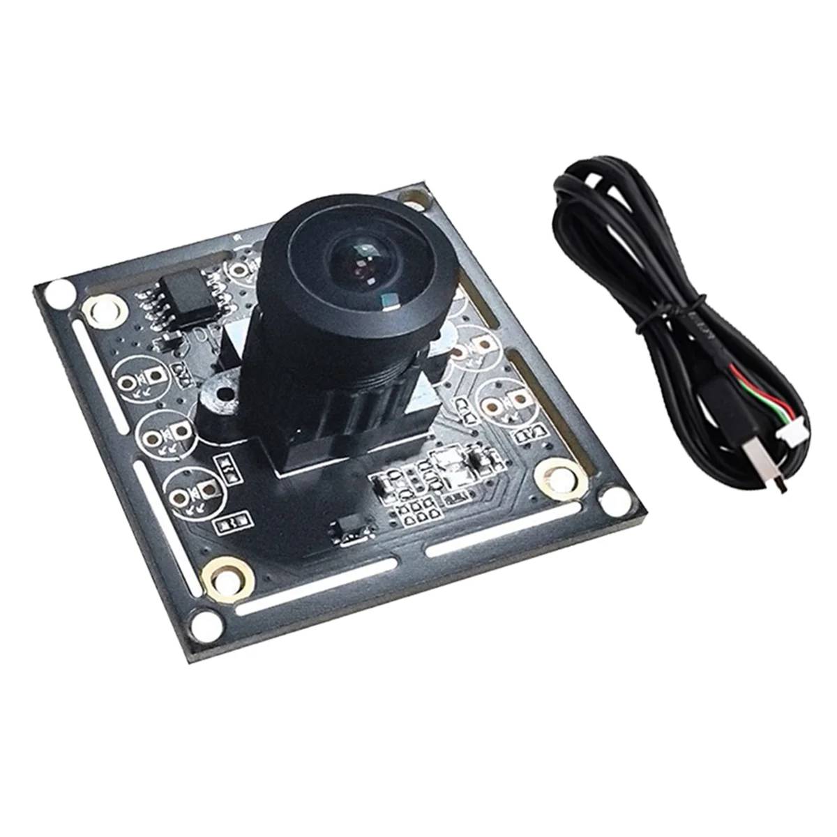 TOP OV9732 USB Camera Module 720P 1MP 160 Degrees Face Recognition Image Acquisition for Raspberry Pi Orange Pi Camera,A