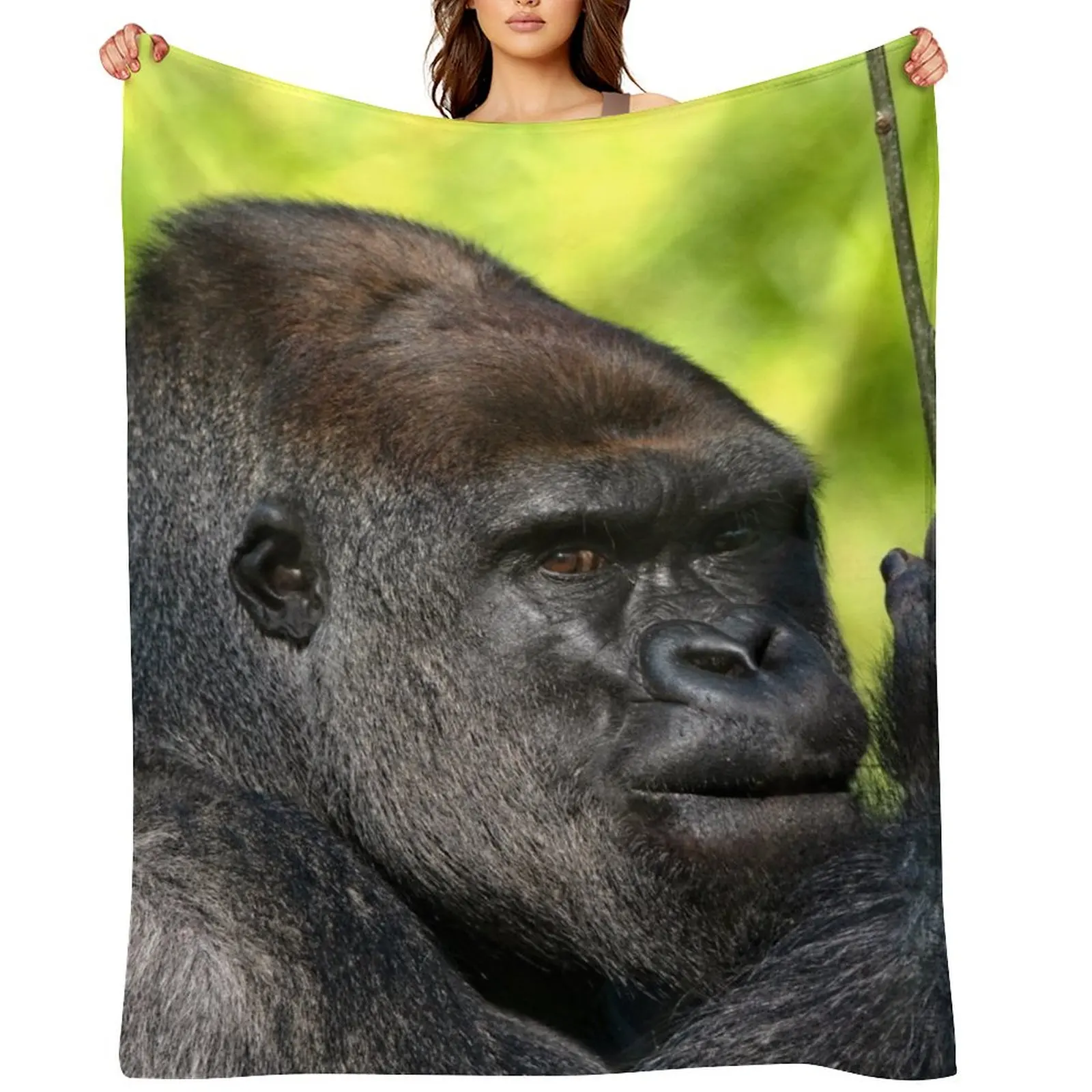 Silverback Throw Blanket Thins Kid'S decorative blankets and throws Blankets