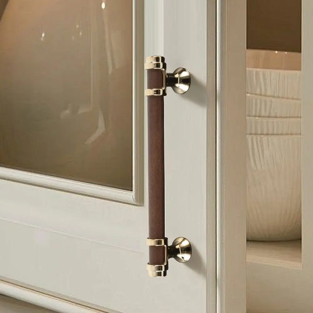 Modern Solid Wooden Door Handles Various Sizes Durable Kitchen Cabinet Handles Multifunctional Drawer Knobs Home Use