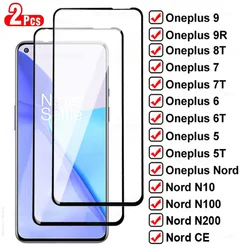 9D Tempered Glass For Oneplus 9 9R 9E 9Rt 8T 7 7T 6 6T 5 5T Screen Protector For Nord Ce N10 N20 N100 N200 9D Glaas Film