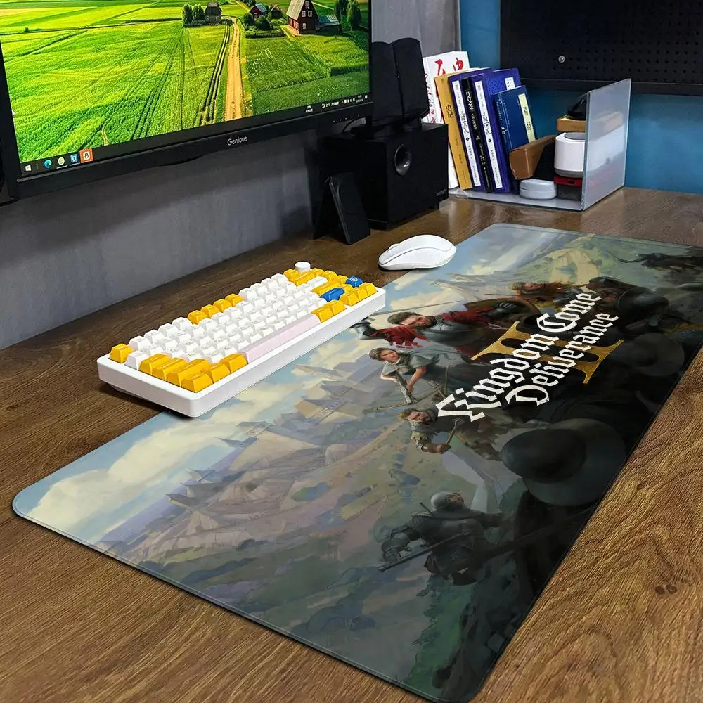K-Kingdom Come Deliverance II Mouse Pad XXL Computer Accessories Large Keyboard Laptop Table Pad The New Product Gamer Gaming