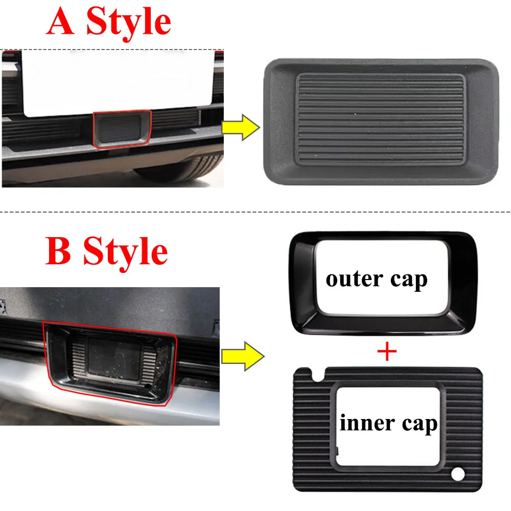 Front Bumper Adaptive Cruise Cap Frame ACC Radar Cover Millimeter Wave Decorative Lid Bracket Buckle For Changan CS35 PLUS 18-21