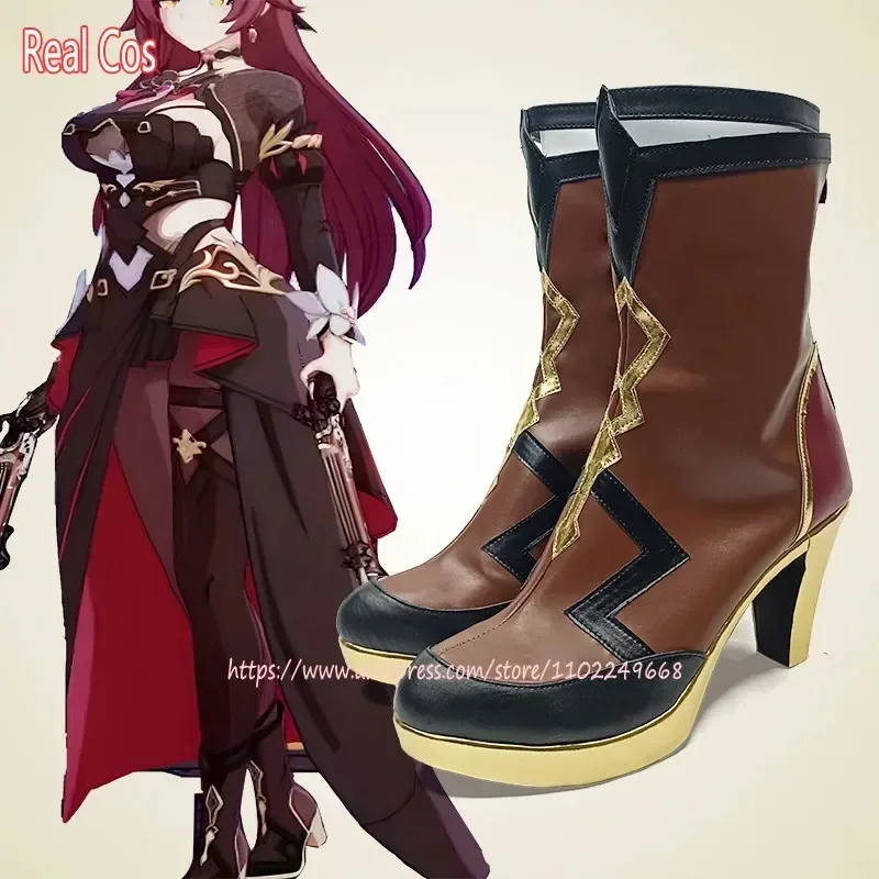 

RealCos Game Honkai Impact 3 Eden Shoes Cosplay Boots Halloween Custom Made