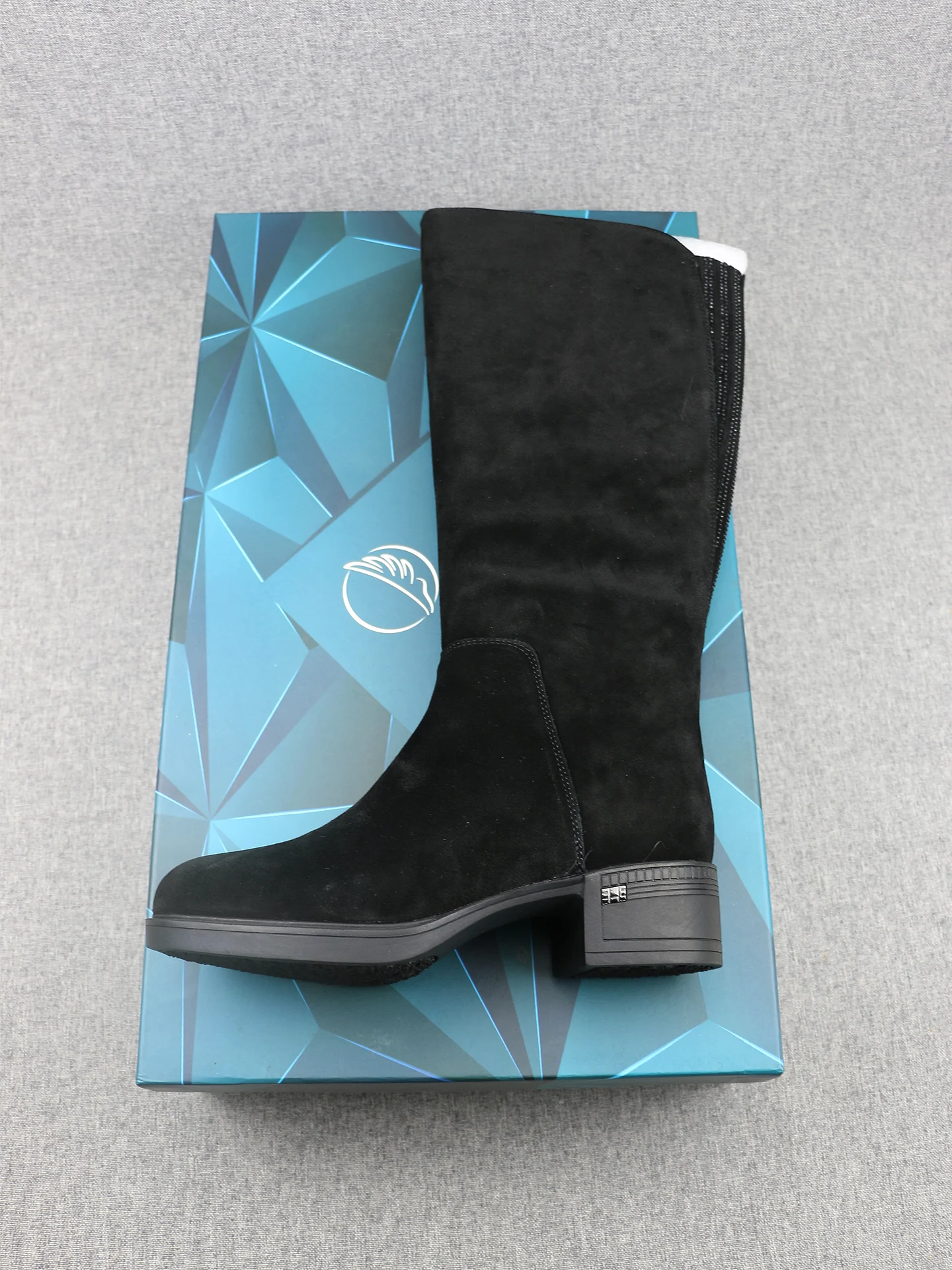 

Women's High-Top Winter Snow Boots Wool Leather Fleece Lined Warm Cotton Boots Casual Style Side Zip Closure round Toe Boots