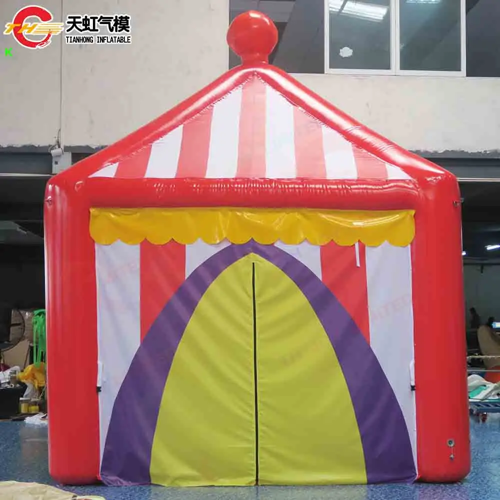 Szybka wysyłka Namiot Cyrkowy 4x4m Zewnętrzny Nadmuchiwany Namiot na Targi Powietrzoodporny Namiot Ogrodowy