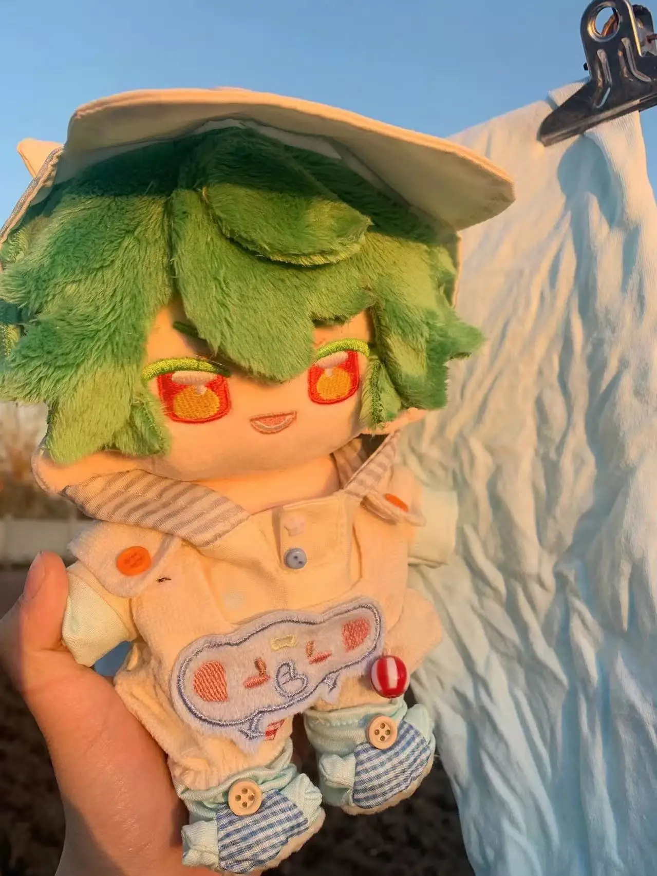 

Stuffed 20cm Game Anime Tian Heng Xuanji: Zande BJD Doll Specifications Body Plush Doll Toy Soft Dress Up Cotton Kid Gift