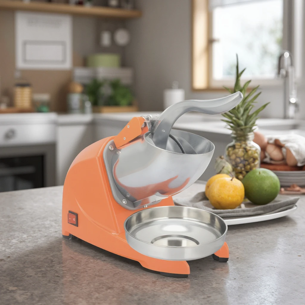 

China Supplier Industrial Ice Crusher Machine 250w Semi-Automatic Multi-Purpose Snow Ice Maker Crusher