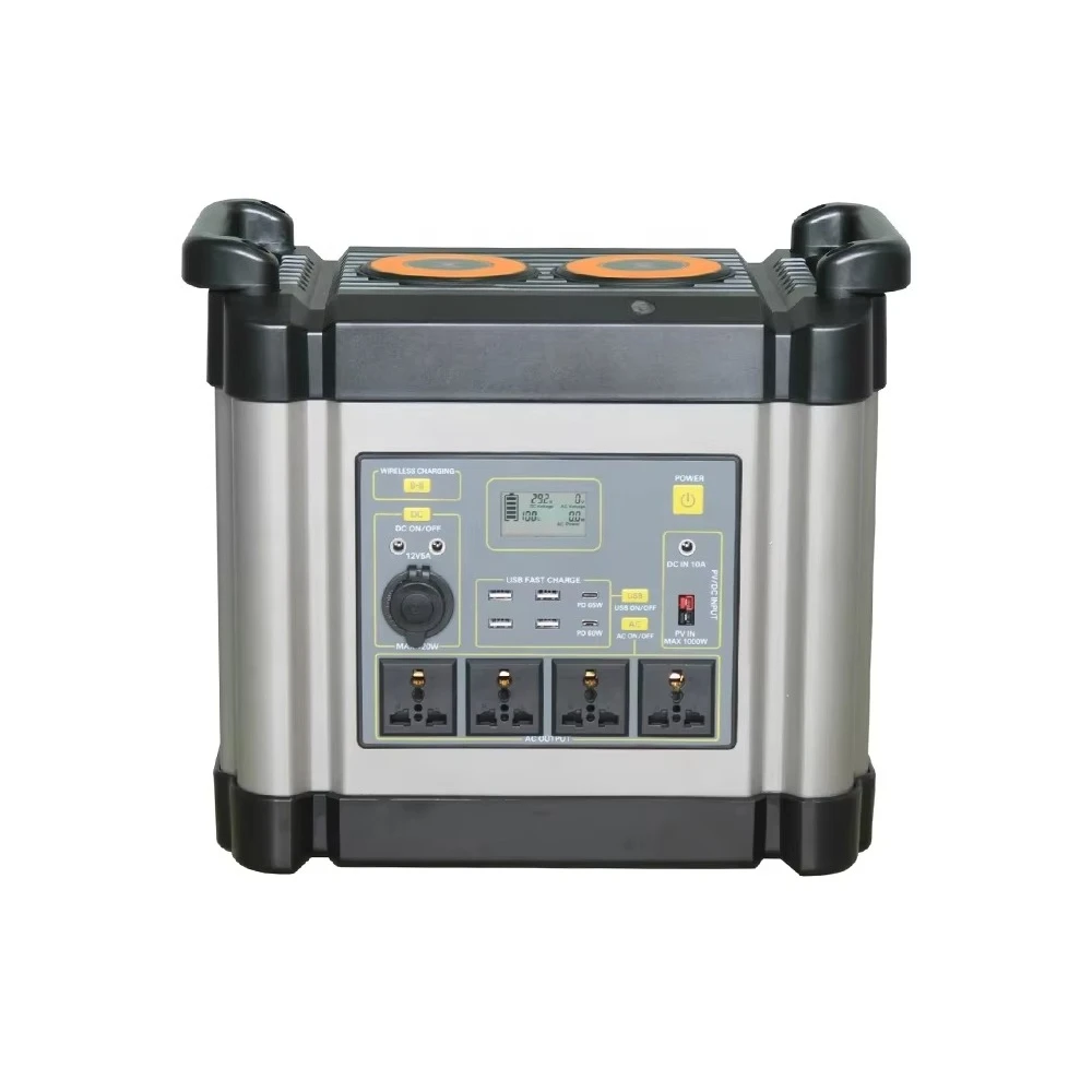 2000 Watt Large Capacity Power Station Pure Sine Wave 220 Volt Emergency Power Supply Outdoor Camping RV Portable Power Station