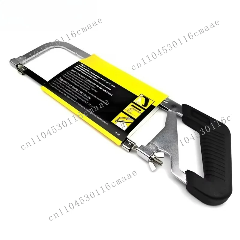 Suitable for 15-265 255mm Adjustable Hacksaw Frame Rubber Grip Heavy Duty Hacksaw Manual Cutting Saw