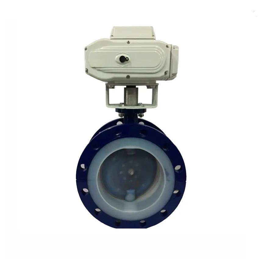 

24-вольтовый воздуховод постоянного тока с электрическим фланцевым поворотным клапаном PN16