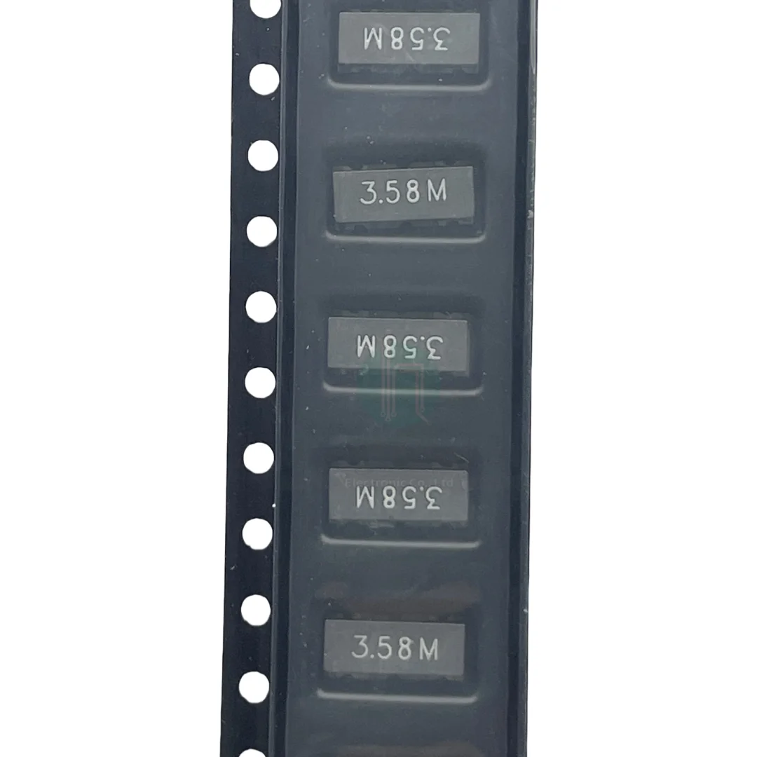 50PCS/new 3.58M patch passive ceramic crystal oscillator ZTACC3M58 ceramic oscillator 3*7 3.58MHZ two legs