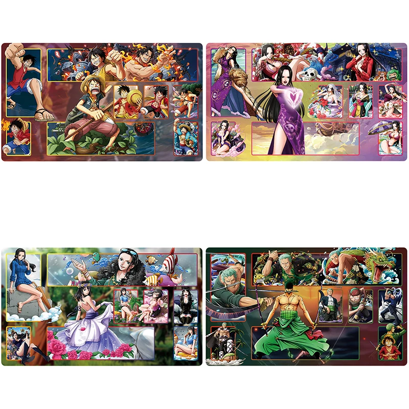 

ONE PIECE DIY OPCG настольная игра один игрок Боевая карта pad Обезьяна D Luffy Roronoa Zoro Аниме игра Коллекция карточек pad подарок