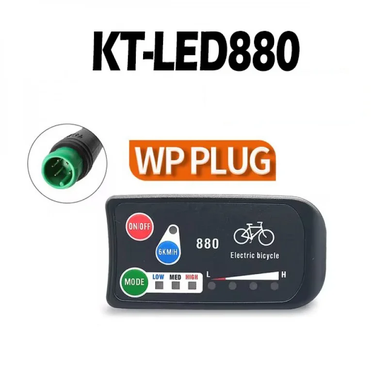 

Ebike Display KT-LED880 36V/48V Electric Bike Intelligent Display for E-Bike Conversion Kit Accessories