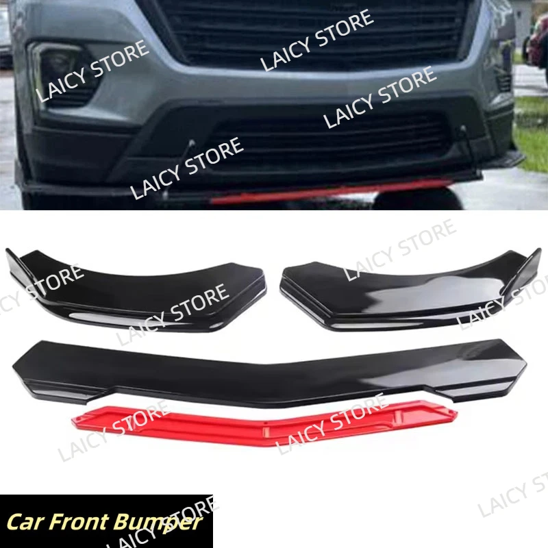 LAICY For C-hevrolet Traverse 2021-25 Car Front Bumper Chin Lip Spoilers Body Kits Splitter Skirt Diffuser Guard Cover Protector