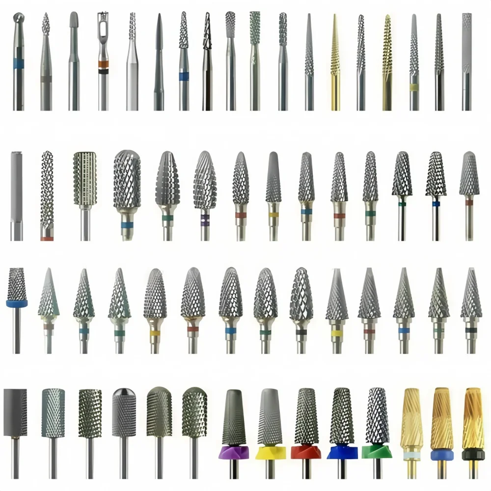 67 Type Ceramic and Tungsten Nail Drill Bit for Electric Manicure Machine Size Is 2.35mm Nail Tools Drill Bits for Nails