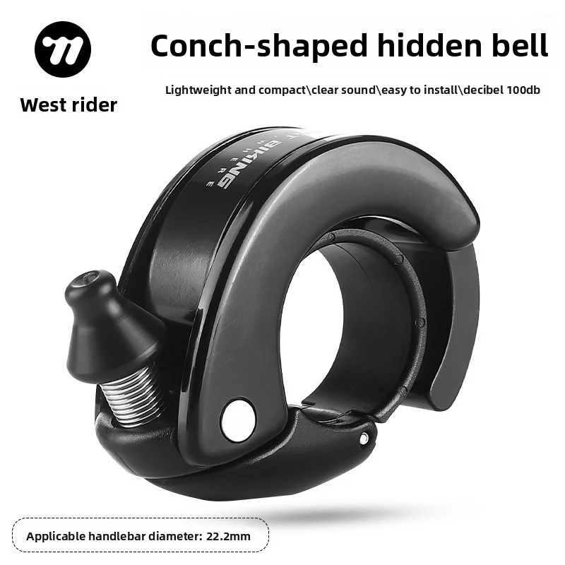 

mountain bike bell, hidden conch bell, loud cycling bell, foldable bike bell accessories